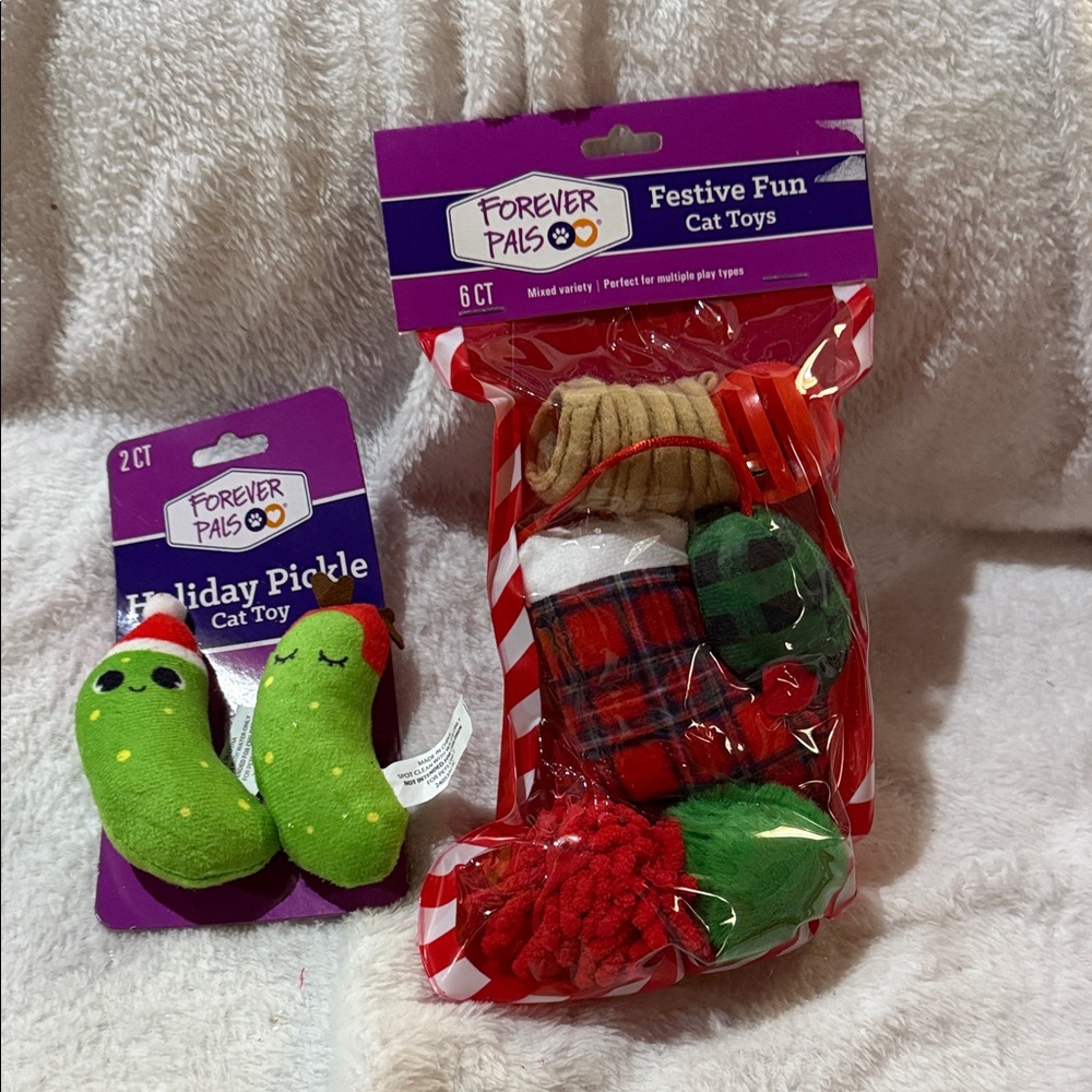 Forever Pals Festive Fun Cat Toys Set